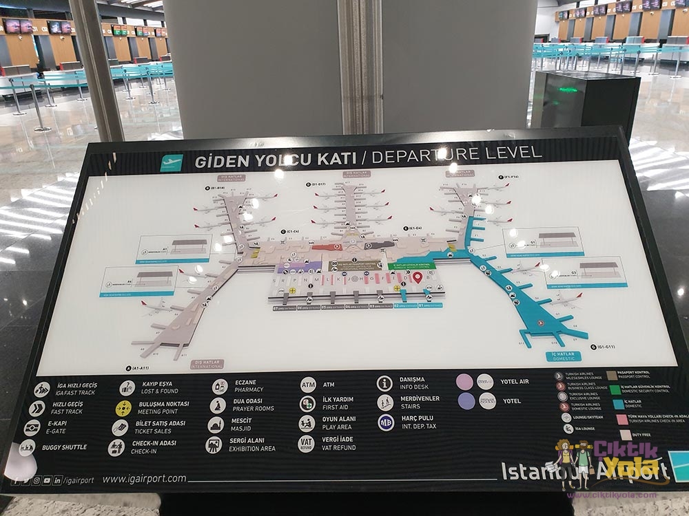İstanbul Havalimanı Haritası